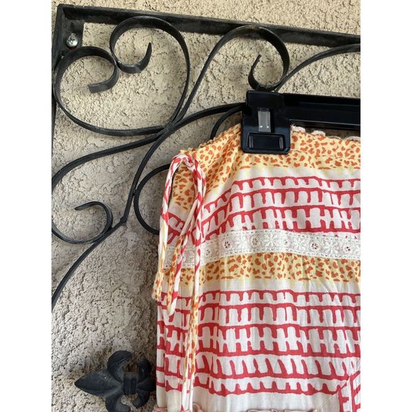 Free People Squared Off Convertible Maxi Skirt - Size Large - Multicolored - Picture 4 of 13